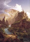 Thomas Cole Valley of the Vaucluse (mk13) USA oil painting artist